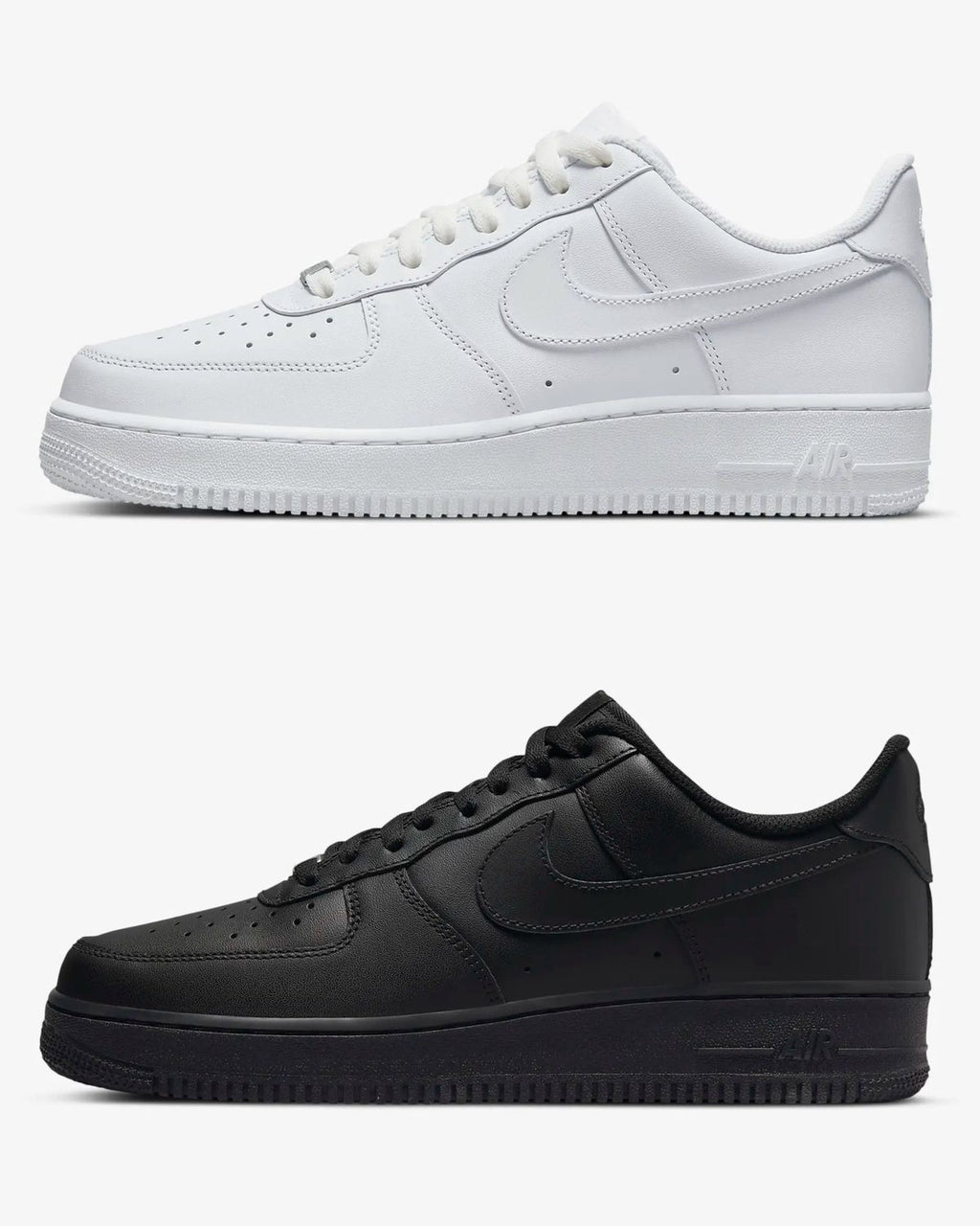 Nike Air Force One Blanc/Noir