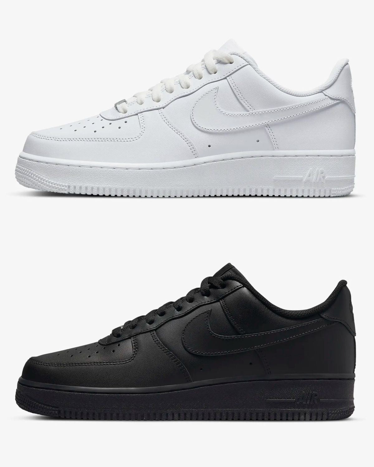 Nike Air Force One Blanc/Noir